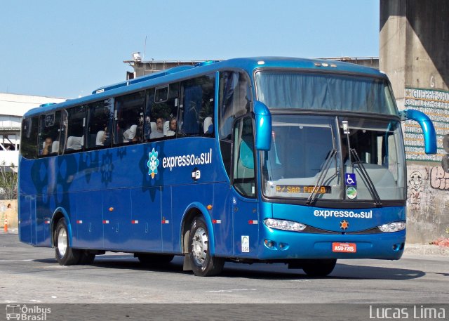 Expresso do Sul 7205 na cidade de Rio de Janeiro, Rio de Janeiro, Brasil, por Lucas Lima. ID da foto: 3285089.