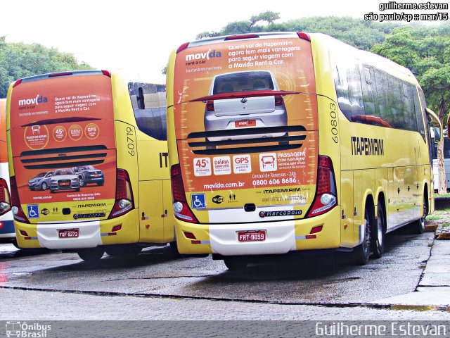 Viação Itapemirim 60803 na cidade de São Paulo, São Paulo, Brasil, por Guilherme Estevan. ID da foto: 3287608.