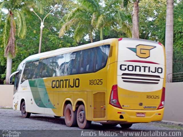 Empresa Gontijo de Transportes 18025 na cidade de Fortaleza, Ceará, Brasil, por Amós  Mattos. Número da foto: #3287874.