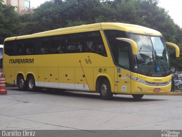 Viação Itapemirim 60597 na cidade de São Paulo, São Paulo, Brasil, por Douglas Jesus. ID da foto: 3288068.