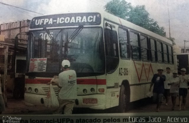Autoviária Bragantina AZ-30508 na cidade de Belém, Pará, Brasil, por Lucas Jacó. Número da foto: #3286148.