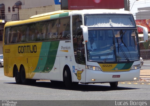 Empresa Gontijo de Transportes 12225 na cidade de Uberaba, Minas Gerais, Brasil, por Lucas Borges . ID da foto: 3286917.