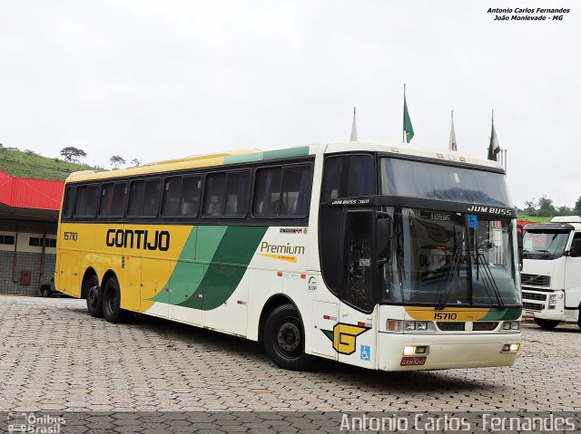 Empresa Gontijo de Transportes 15710 na cidade de João Monlevade, Minas Gerais, Brasil, por Antonio Carlos Fernandes. Número da foto: #3287146.