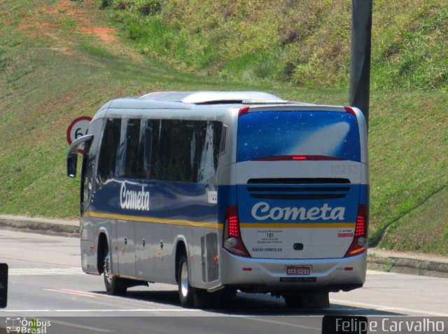 Viação Cometa 10233 na cidade de Jacareí, São Paulo, Brasil, por Felipe Carvalho. ID da foto: 3287962.