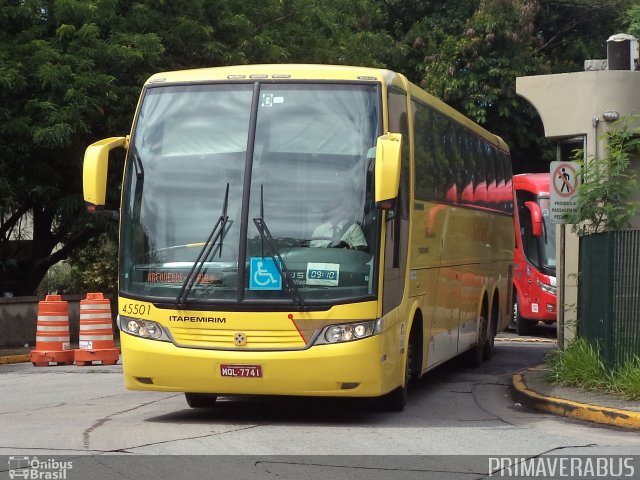 Viação Itapemirim 45501 na cidade de São Paulo, São Paulo, Brasil, por Alexandre Rodrigo. Número da foto: #3287724.