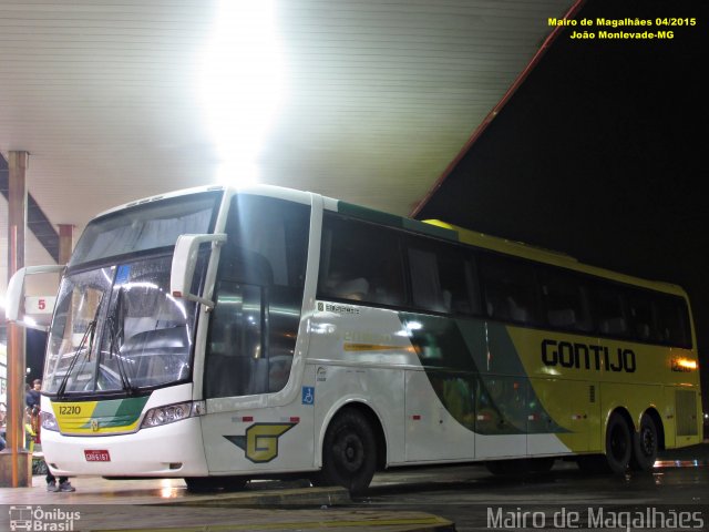 Empresa Gontijo de Transportes 12210 na cidade de João Monlevade, Minas Gerais, Brasil, por Mairo de Magalhães. ID da foto: 3286872.