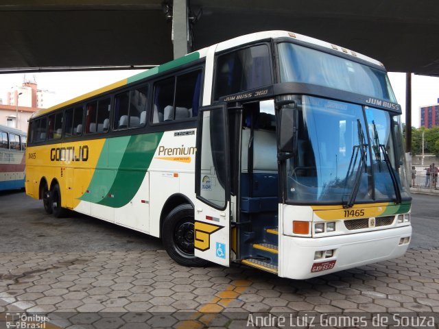 Empresa Gontijo de Transportes 11465 na cidade de Belo Horizonte, Minas Gerais, Brasil, por André Luiz Gomes de Souza. ID da foto: 3288084.