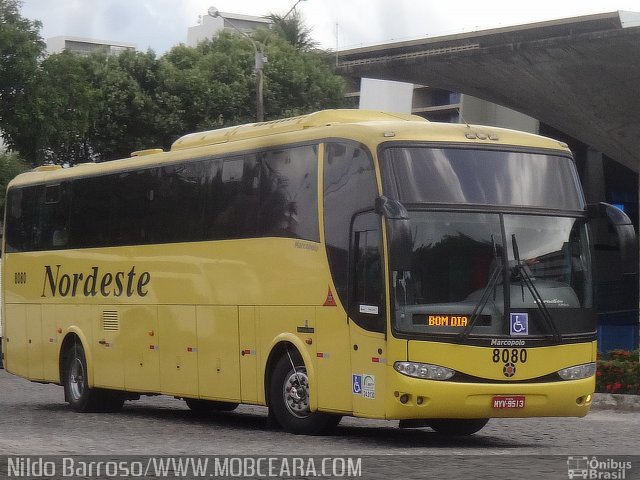 Viação Nordeste 8080 na cidade de Fortaleza, Ceará, Brasil, por Nildo Barroso. Número da foto: #3287545.