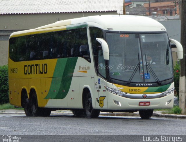 Empresa Gontijo de Transportes 19160 na cidade de Araxá, Minas Gerais, Brasil, por Lucas Borges . Número da foto: #3286874.