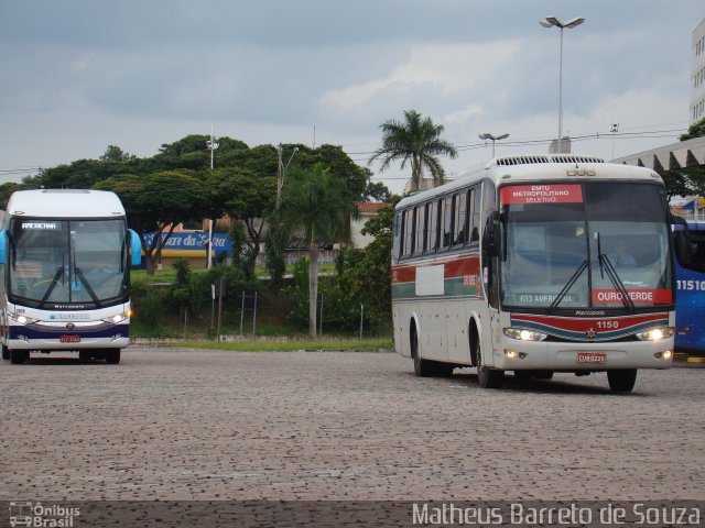 Auto Viação Ouro Verde 1150 na cidade de Americana, São Paulo, Brasil, por Matheus Barreto de Souza. Número da foto: #3287215.