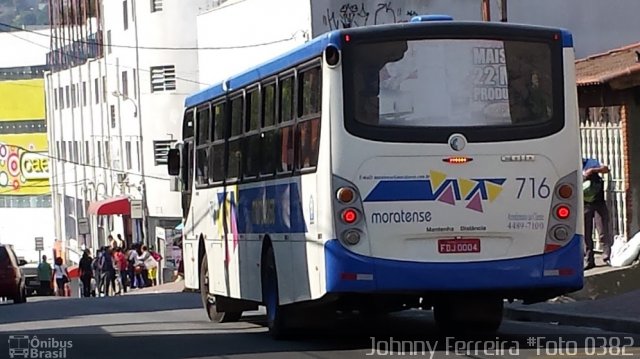 Auto Ônibus Moratense 716 na cidade de Francisco Morato, São Paulo, Brasil, por Johnny Ferreira. Número da foto: #3286174.