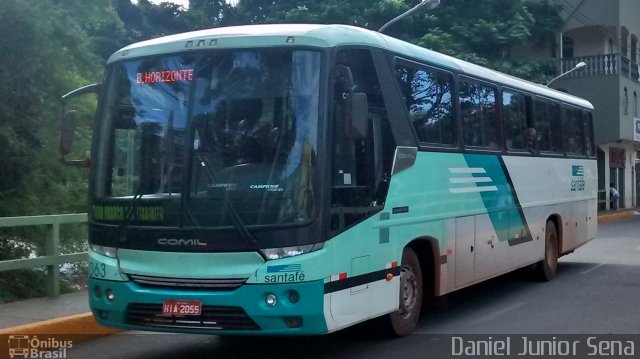 Santa Fé Transportes 063 na cidade de Itabirito, Minas Gerais, Brasil, por Daniel Junior Sena. Número da foto: #3289142.