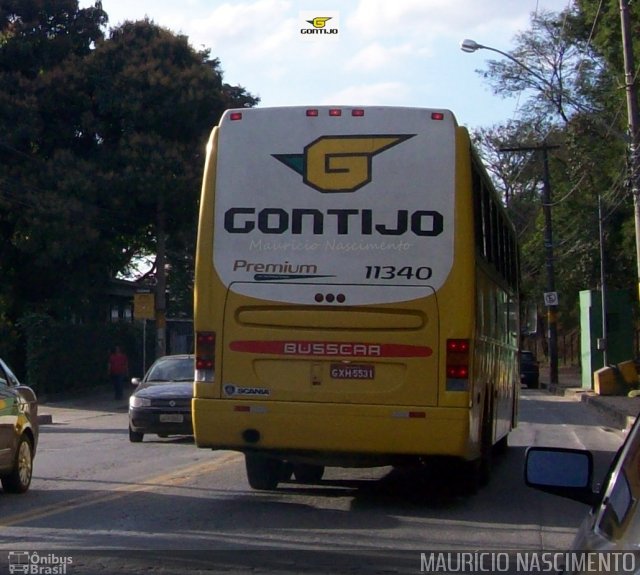 Empresa Gontijo de Transportes 11340 na cidade de Belo Horizonte, Minas Gerais, Brasil, por Maurício Nascimento. ID da foto: 3290600.