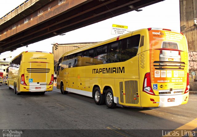 Viação Itapemirim 60805 na cidade de Rio de Janeiro, Rio de Janeiro, Brasil, por Lucas Lima. Número da foto: #3289979.