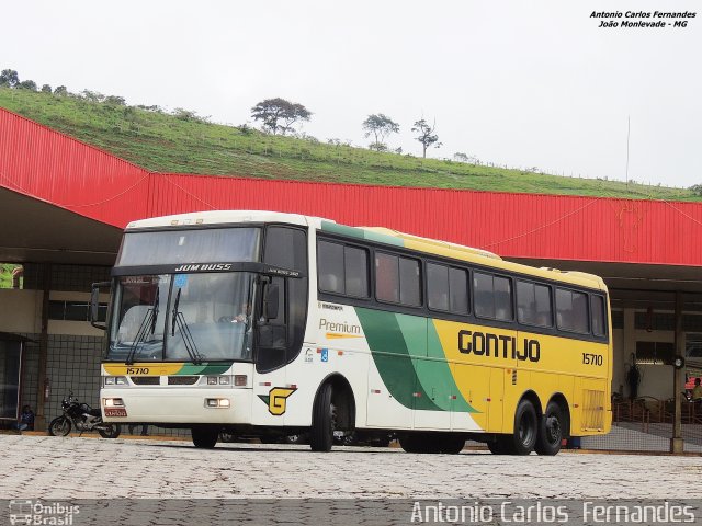 Empresa Gontijo de Transportes 15710 na cidade de João Monlevade, Minas Gerais, Brasil, por Antonio Carlos Fernandes. ID da foto: 3289494.