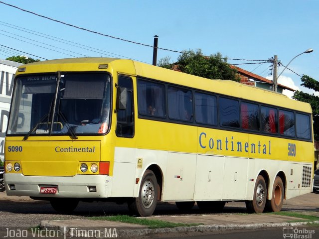 Expresso Continental 5090 na cidade de Timon, Maranhão, Brasil, por João Victor. ID da foto: 3290447.