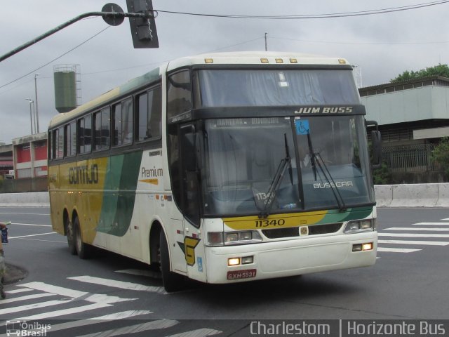 Empresa Gontijo de Transportes 11340 na cidade de Belo Horizonte, Minas Gerais, Brasil, por Charlestom Vinicius Carvalho Silva. ID da foto: 3289610.