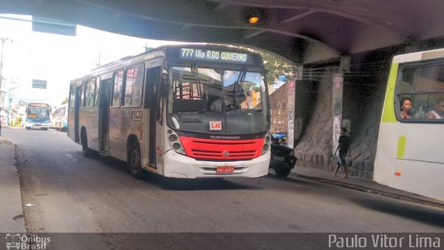 Auto Viação Bangu D58681 na cidade de Rio de Janeiro, Rio de Janeiro, Brasil, por Paulo Vitor Lima. Número da foto: #3289778.