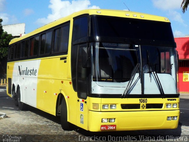 Viação Nordeste 1060 na cidade de Fortaleza, Ceará, Brasil, por Francisco Dornelles Viana de Oliveira. Número da foto: #3288932.