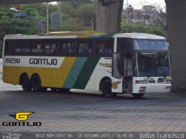 Empresa Gontijo de Transportes 15230 na cidade de Belo Horizonte, Minas Gerais, Brasil, por Valter Francisco. Número da foto: #3290484.