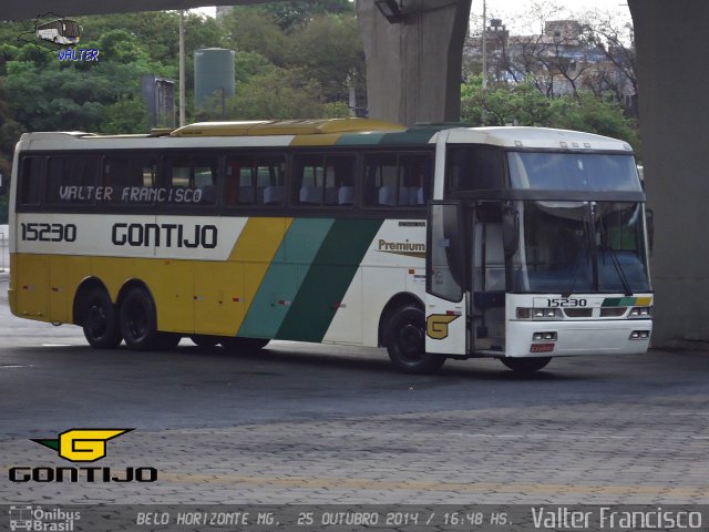 Empresa Gontijo de Transportes 15230 na cidade de Belo Horizonte, Minas Gerais, Brasil, por Valter Francisco. ID da foto: 3290484.