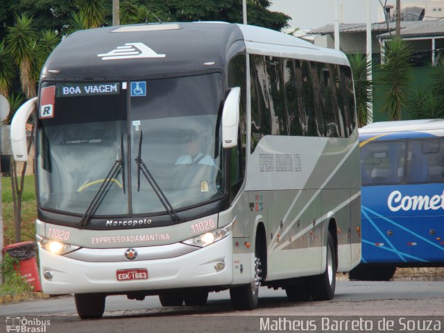 Expresso Adamantina 11020 na cidade de Americana, São Paulo, Brasil, por Matheus Barreto de Souza. Número da foto: #3289466.