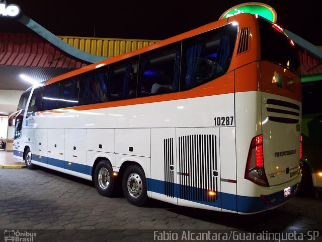 Expresso União 10287 na cidade de Guaratinguetá, São Paulo, Brasil, por Fabio Alcantara. Número da foto: #3292318.