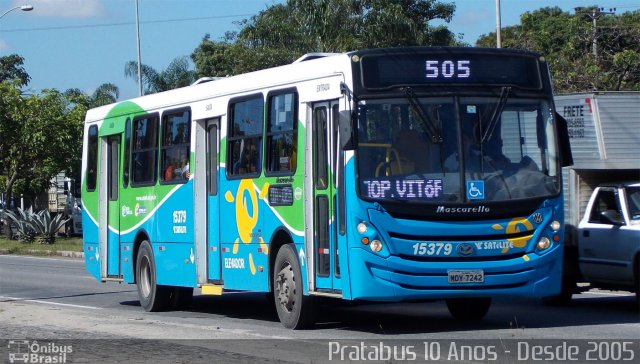 Viação Satélite 15379 na cidade de Serra, Espírito Santo, Brasil, por Cristiano Soares da Silva. Número da foto: #3292195.