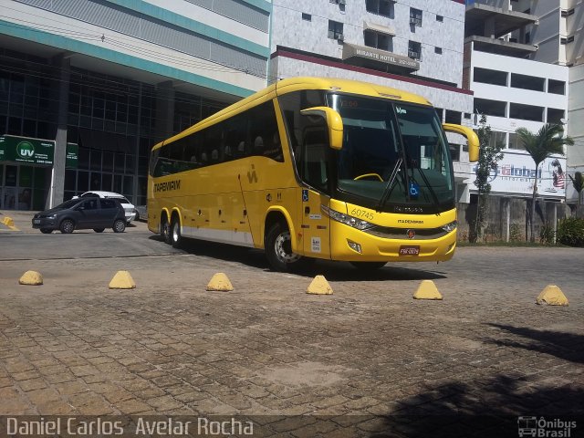 Viação Itapemirim 60745 na cidade de Cachoeiro de Itapemirim, Espírito Santo, Brasil, por Daniel Carlos  Avelar Rocha. ID da foto: 3292392.