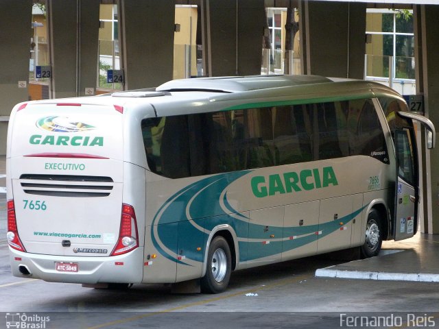 Viação Garcia 7656 na cidade de Ribeirão Preto, São Paulo, Brasil, por Fernando Reis. ID da foto: 3291275.