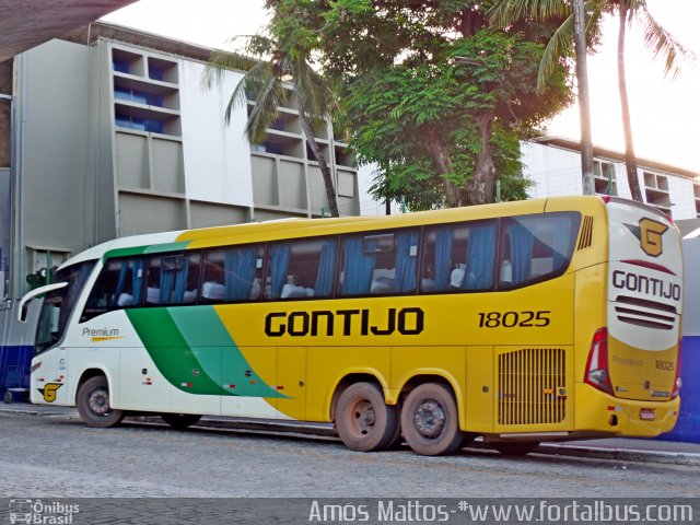 Empresa Gontijo de Transportes 18025 na cidade de Fortaleza, Ceará, Brasil, por Amós  Mattos. Número da foto: #3291944.