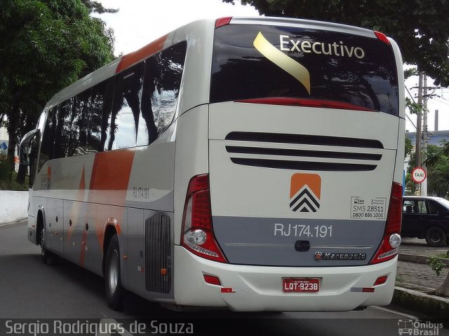 Viação Cidade do Aço RJ 174.191 na cidade de Volta Redonda, Rio de Janeiro, Brasil, por Sergio Rodrigues de Souza. Número da foto: #3291480.