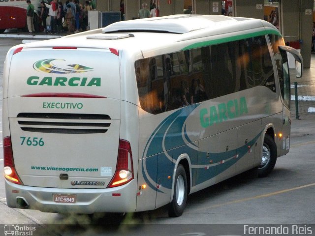 Viação Garcia 7656 na cidade de Ribeirão Preto, São Paulo, Brasil, por Fernando Reis. ID da foto: 3291271.