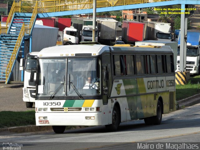 Empresa Gontijo de Transportes 10350 na cidade de João Monlevade, Minas Gerais, Brasil, por Mairo de Magalhães. ID da foto: 3291388.