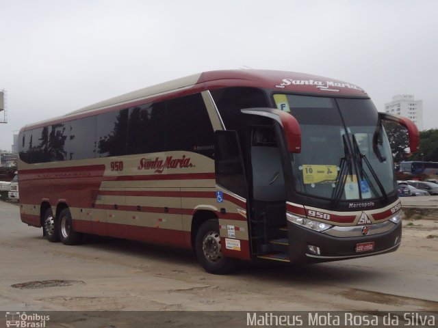 Santa Maria Fretamento e Turismo > Transportes Santa Maria(SP) 950 na cidade de São Paulo, São Paulo, Brasil, por Matheus Mota Rosa da Silva. Número da foto: #3293704.