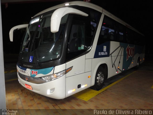 Auto Viação 1001 RJ 108.676 na cidade de Queluz, São Paulo, Brasil, por Paulo de Oliveira Ribeiro. ID da foto: 3293818.