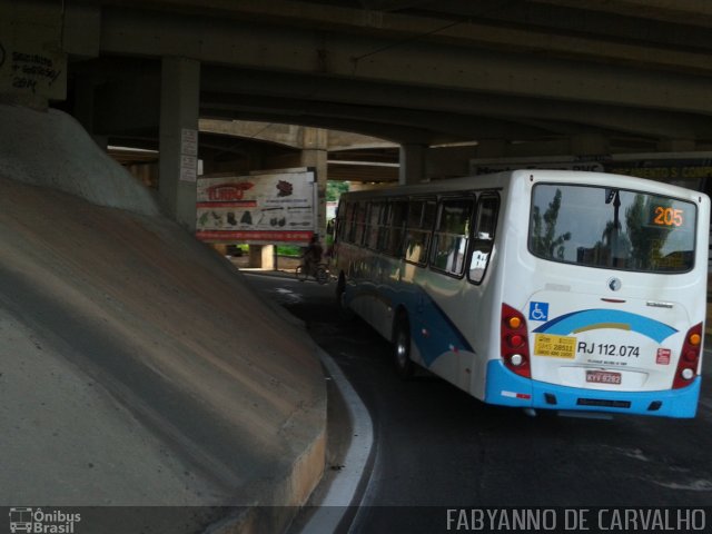 Auto Viação Vera Cruz - Belford Roxo RJ 112.074 na cidade de Nova Iguaçu, Rio de Janeiro, Brasil, por Fabiano Magalhaes. ID da foto: 3294410.