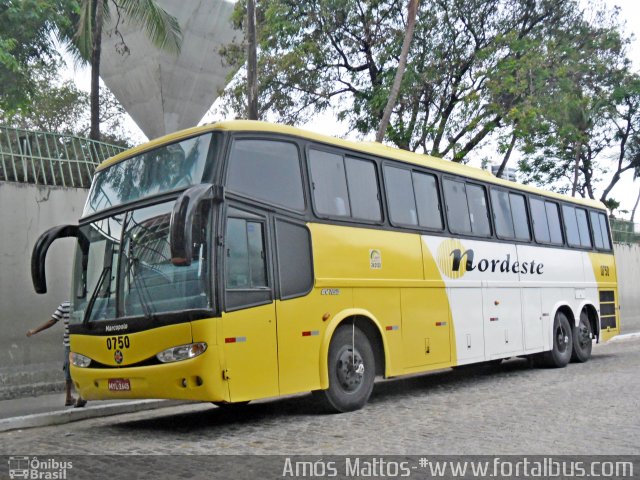 Viação Nordeste 0750 na cidade de Fortaleza, Ceará, Brasil, por Amós  Mattos. Número da foto: #3294784.