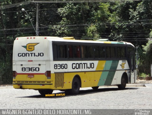 Empresa Gontijo de Transportes 8360 na cidade de Belo Horizonte, Minas Gerais, Brasil, por Wagner Gontijo Várzea da Palma-mg. ID da foto: 3293496.