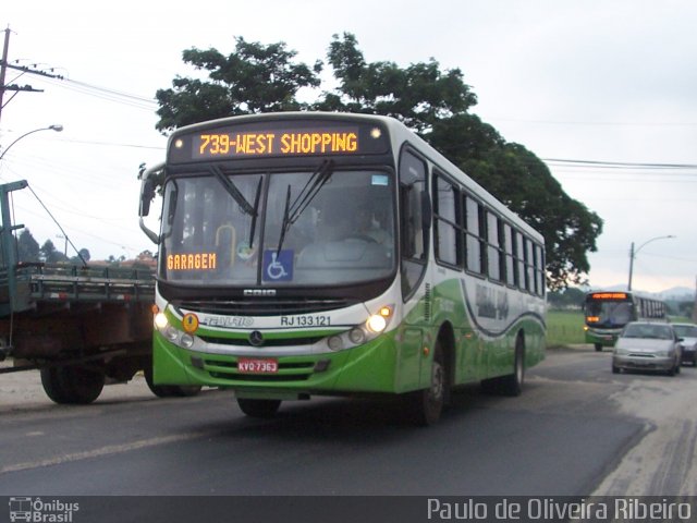 Expresso Real Rio RJ 133.121 na cidade de Seropédica, Rio de Janeiro, Brasil, por Paulo de Oliveira Ribeiro. ID da foto: 3293711.