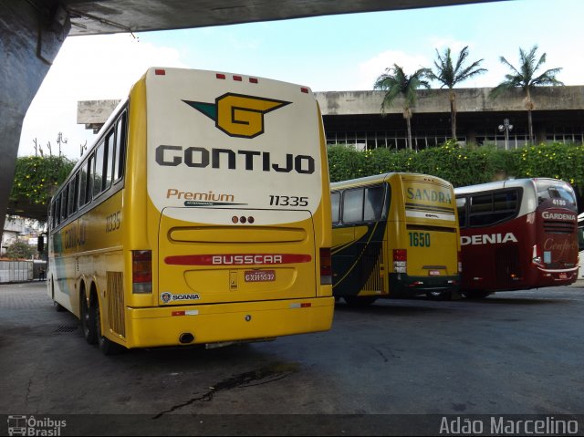 Empresa Gontijo de Transportes 11335 na cidade de Belo Horizonte, Minas Gerais, Brasil, por Adão Raimundo Marcelino. ID da foto: 3294482.