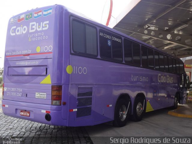 Caio Bus 1100 na cidade de Porto Real, Rio de Janeiro, Brasil, por Sergio Rodrigues de Souza. Número da foto: #3293764.