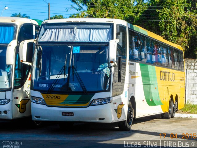 Empresa Gontijo de Transportes 12290 na cidade de Recife, Pernambuco, Brasil, por Lucas Silva. Número da foto: #3294808.