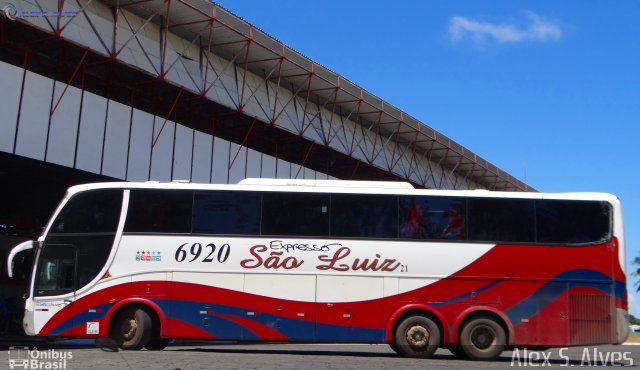 Expresso São Luiz 6920 na cidade de Maceió, Alagoas, Brasil, por Alex Santos. Número da foto: #3294430.