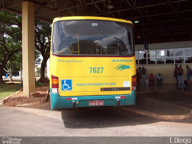 Viação Garcia 7627 na cidade de Arapongas, Paraná, Brasil, por Diego Lopes. Número da foto: #3293750.