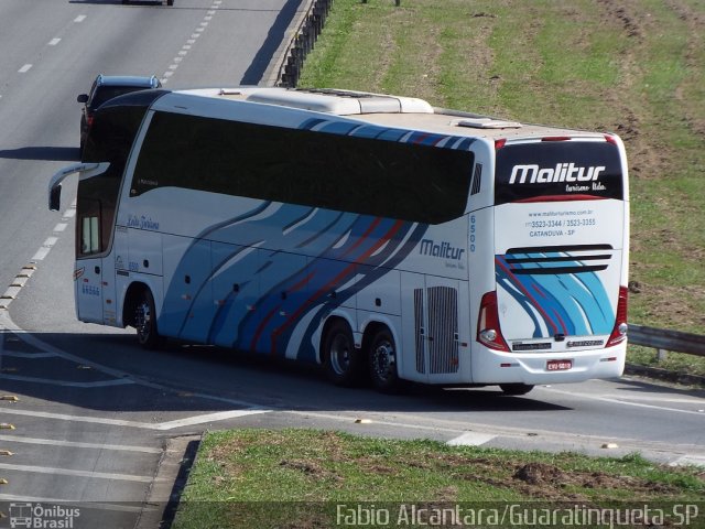 Malitur Turismo 6500 na cidade de Aparecida, São Paulo, Brasil, por Fabio Alcantara. Número da foto: #3294845.