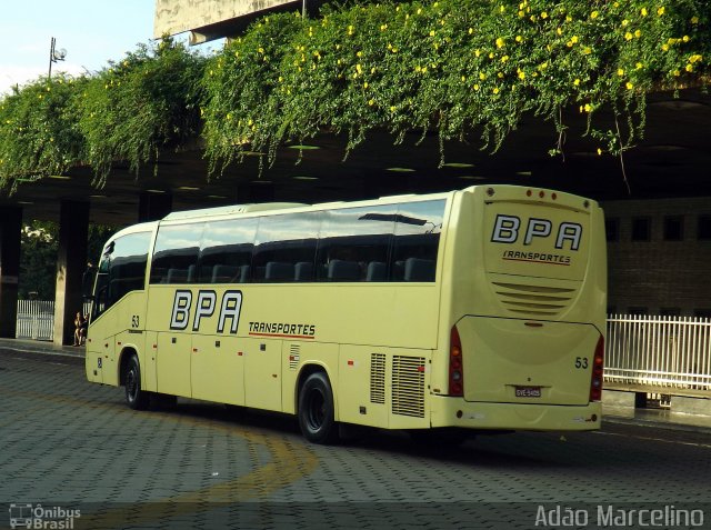 BPA Transportes 53 na cidade de Belo Horizonte, Minas Gerais, Brasil, por Adão Raimundo Marcelino. Número da foto: #3294637.
