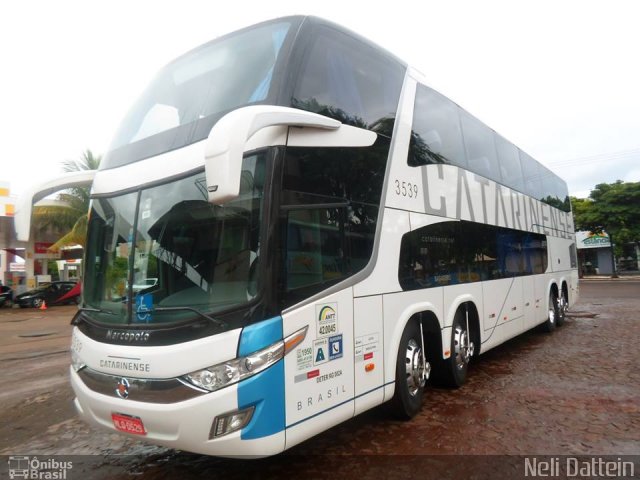Auto Viação Catarinense 3539 na cidade de Santa Helena, Paraná, Brasil, por Lucas Pereira Bicca. Número da foto: #3295869.