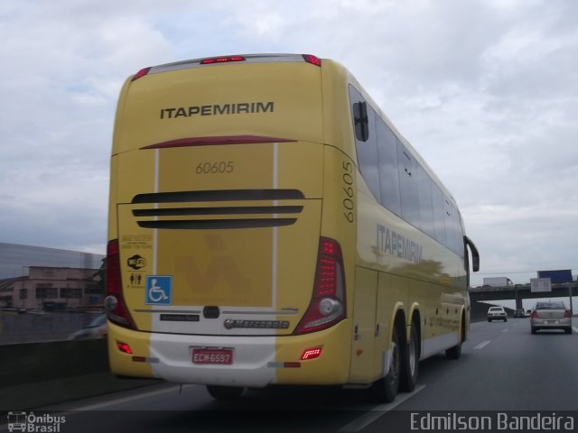 Viação Itapemirim 60605 na cidade de Guarulhos, São Paulo, Brasil, por Edmilson Bandeira. Número da foto: #3295651.