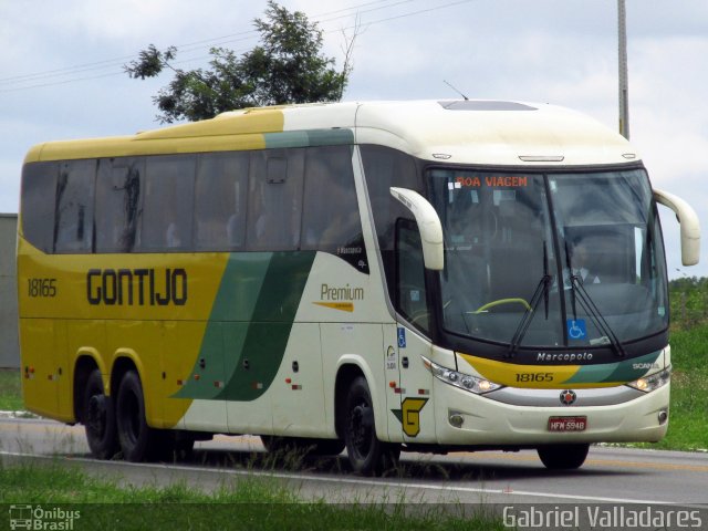 Empresa Gontijo de Transportes 18165 na cidade de Vitória da Conquista, Bahia, Brasil, por Gabriel Valladares. Número da foto: #3296644.